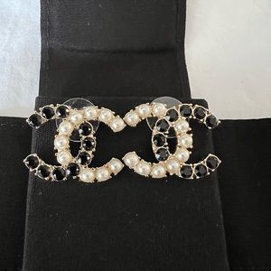 Chanel CC Stud Earrings